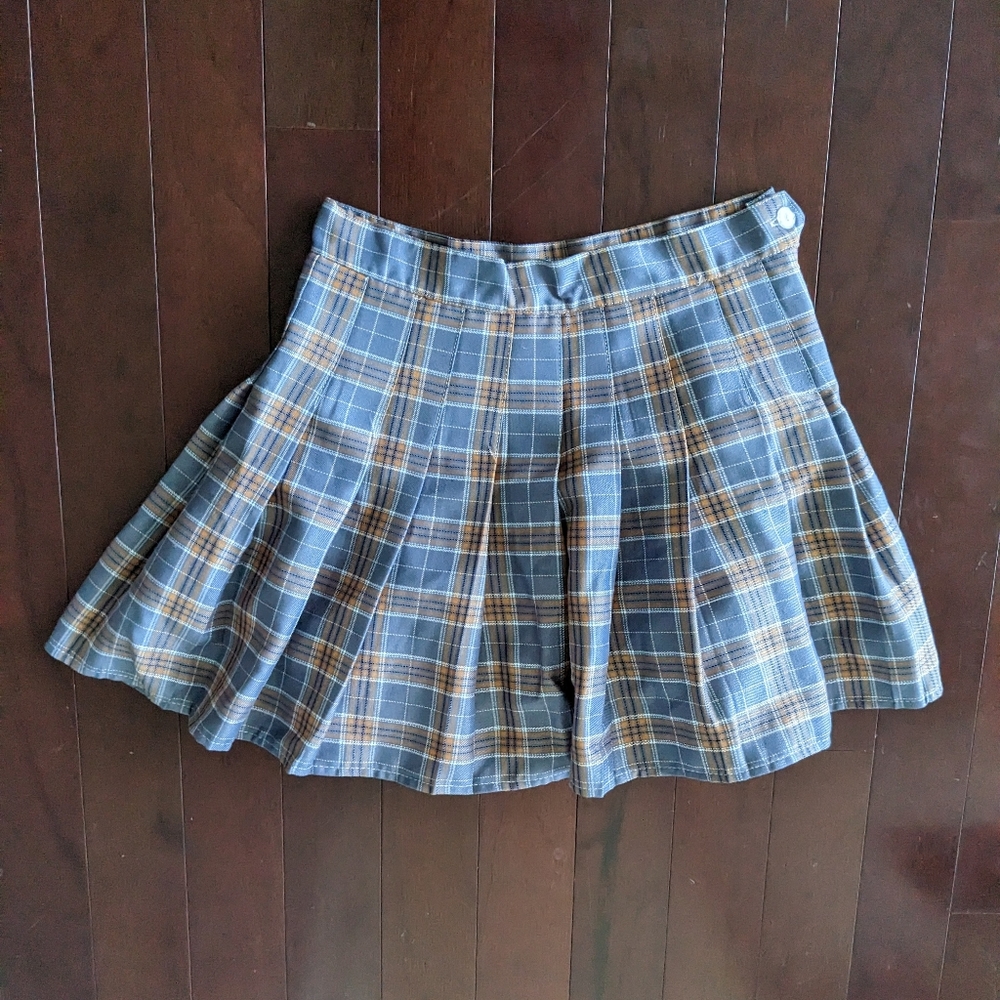 Plaid tennis skirt
